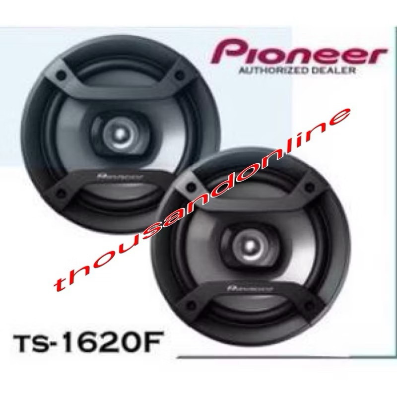 ลําโพง Pioneer TS-1620F 6-1/2" ลําโพง 2-Way Coaxial 200W ลําโพง Pintu Kereta Sound Padu