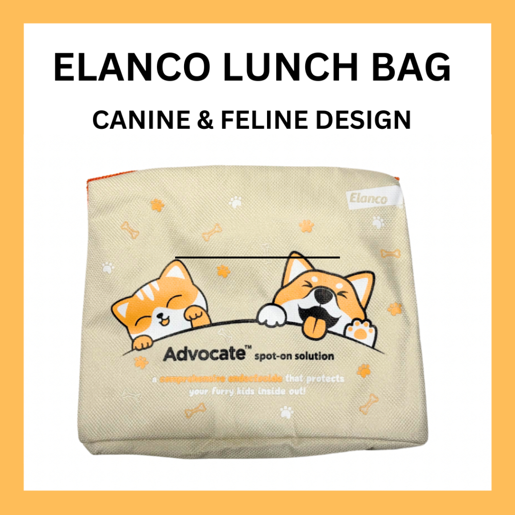 Elanco Lunch Bag Canine & Feline กล่องใส่อาหาร Bento Storage Bag สําหรับโรงเรียนหรือสํานักงาน