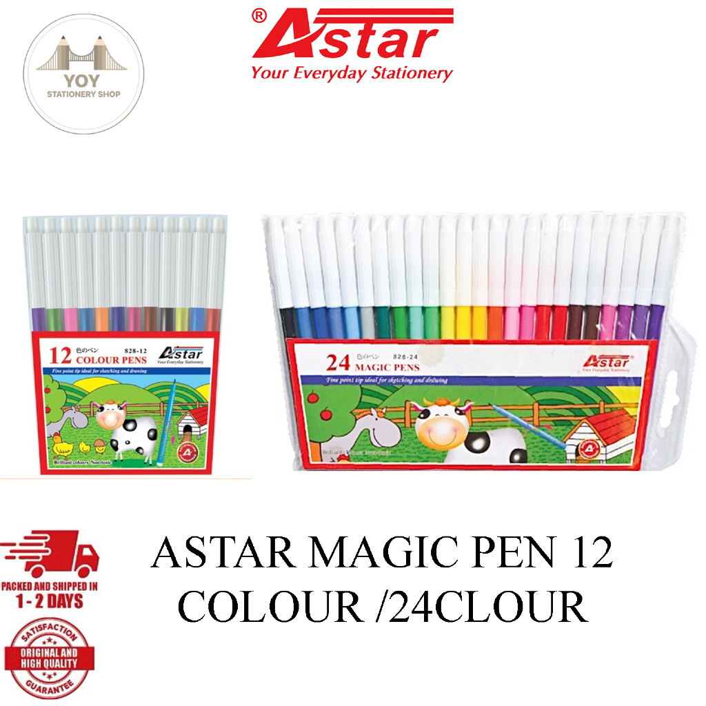 ASTAR MAGIC PEN 12 COLOUR / ASTAR COLOUR PEN 12 สี