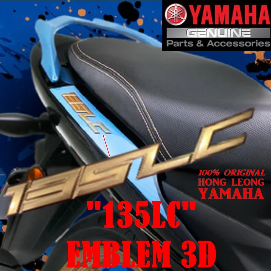 Yamaha LC135 FI SE EMBLEM โลโก้ 三维 ฉบับพิเศษ EORD PERKATAAN "135LC HLY