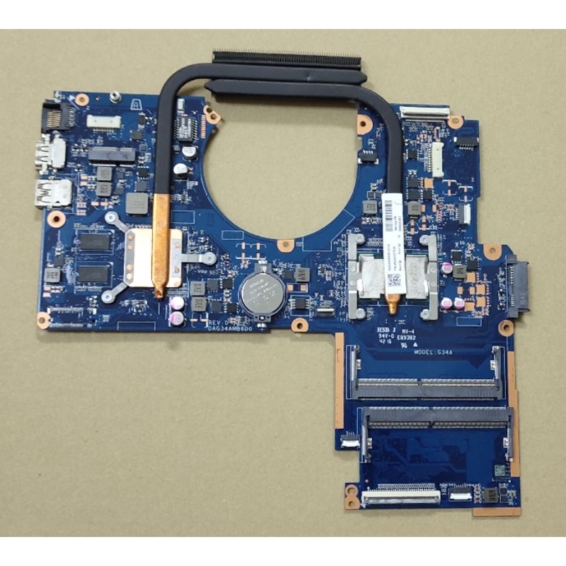 15-AU501TX 15-AU102TX 15-au103TX 15-au168TX เมนบอร์ด core i5-7th NVIDIA 940MX ฮีทซิงค์ G34A hp pavil
