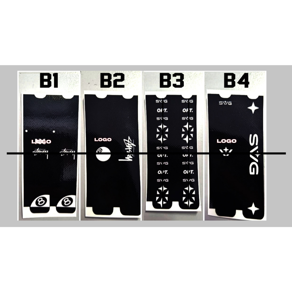 สติ๊กเกอร์ pelkat Design 8ball Stussy ikut nANO NX /Switch V1 /Syok สติ๊กเกอร์สกิน กันน้ําปกป้องแคลร