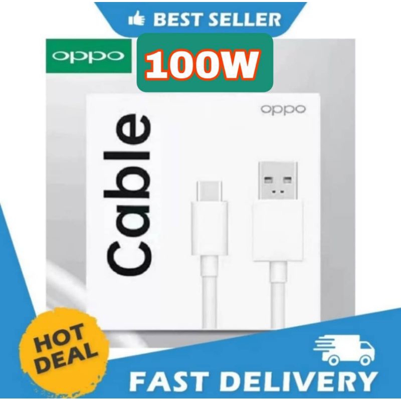 [100W]สําหรับ OPPO RENO Series, Find N Series, Find X Series, A98 , DL129 10A USB-C SUPERVOOC 2.0 Fa
