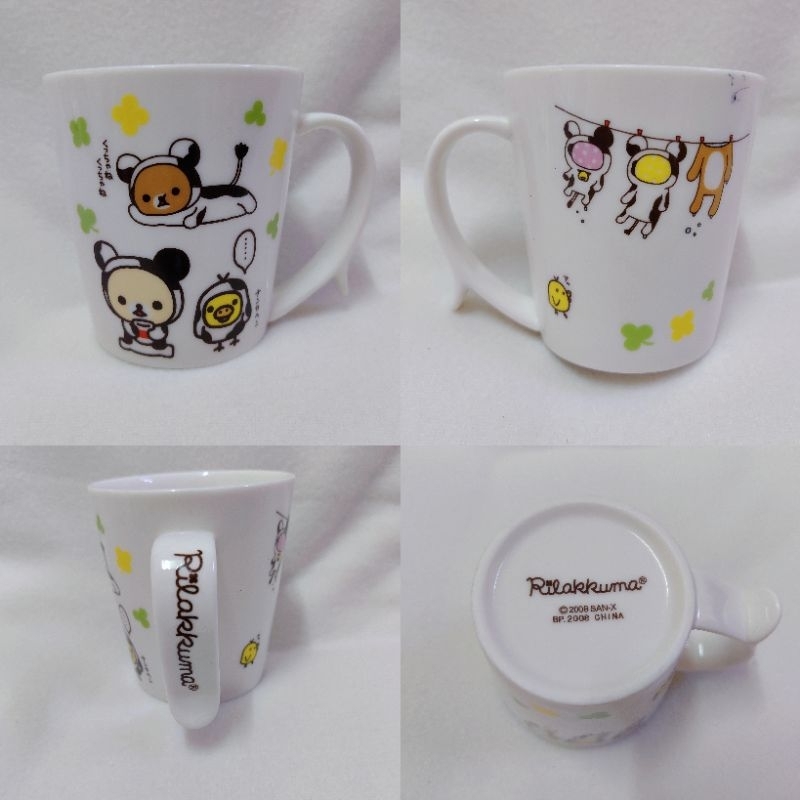 แก้วน้ําพรีเลิฟแท้ Rilakkuma Peko Hello Kitty Doraemon Mickey limited edition