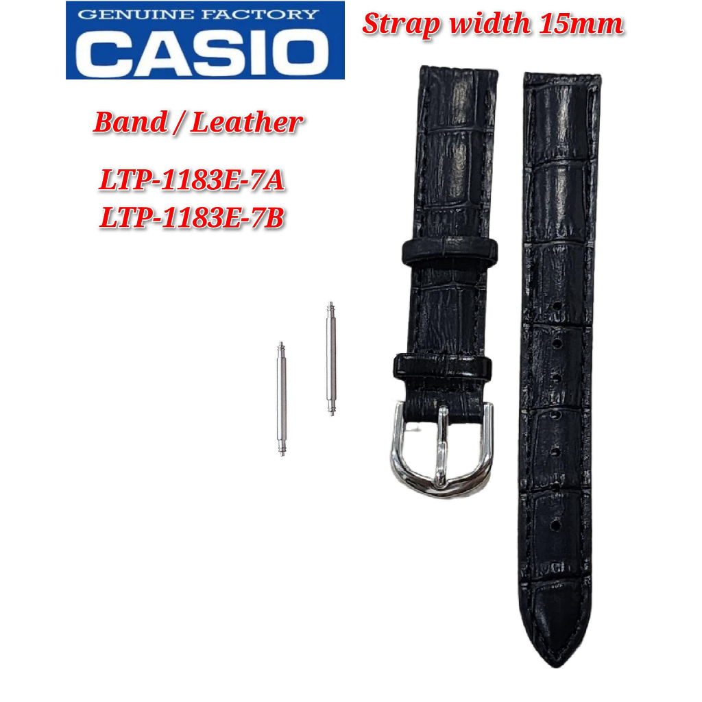 อะไหล่ทดแทน Casio LTP-1183E (15MM) - BAND/LEATHER