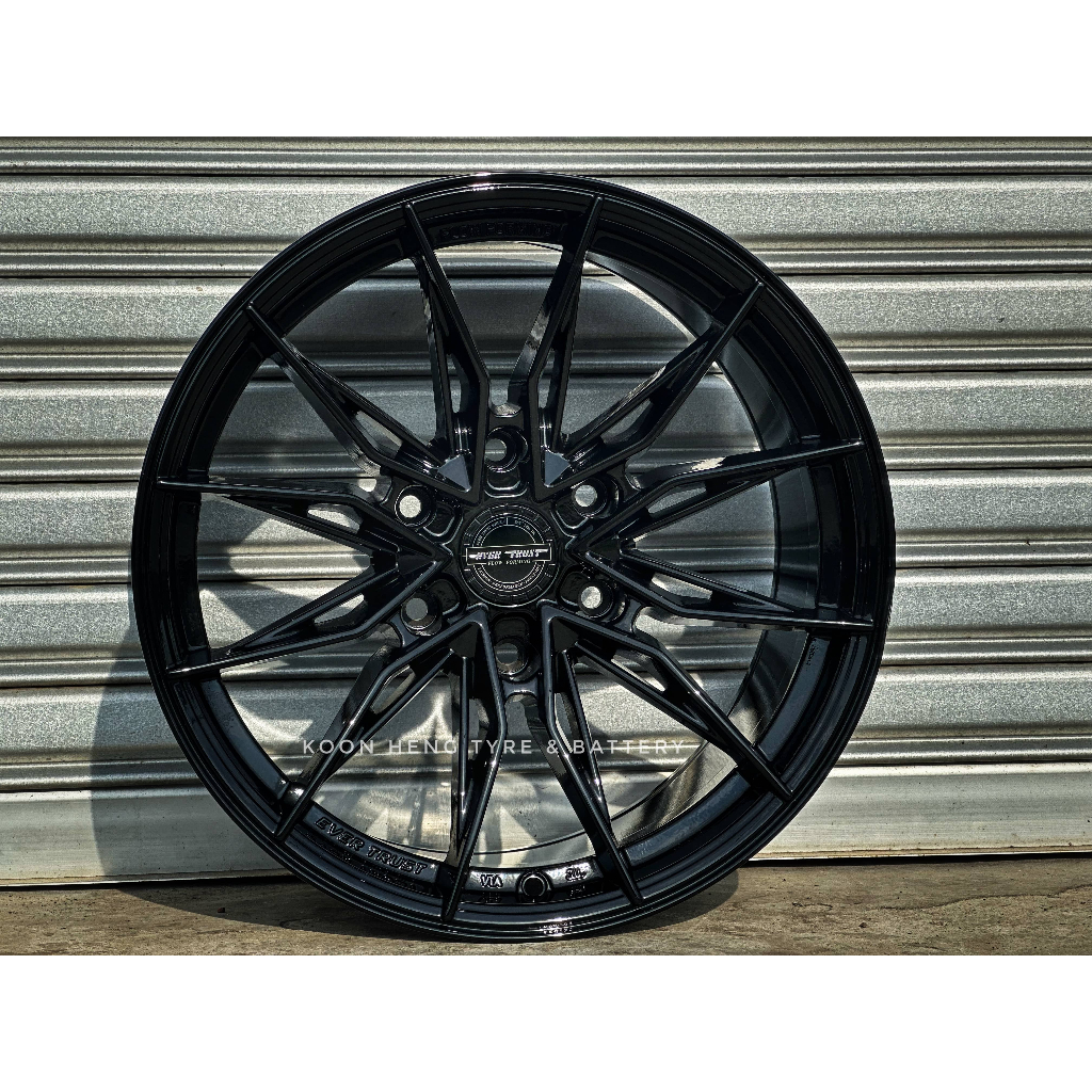 New Flow Forming 9.5KG เท่านั้น 4x4 Offroad Sport Rim EVER TRUST ET-04 ล้อ 18x9J 6x139 ET15 สีดําเงา