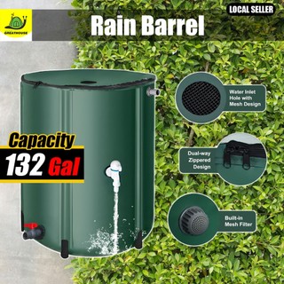 Home Garden Portable Rain Barrel Water Butt Collapsible Rainwater Collection Storage Barrel Rain Container Storage Tools