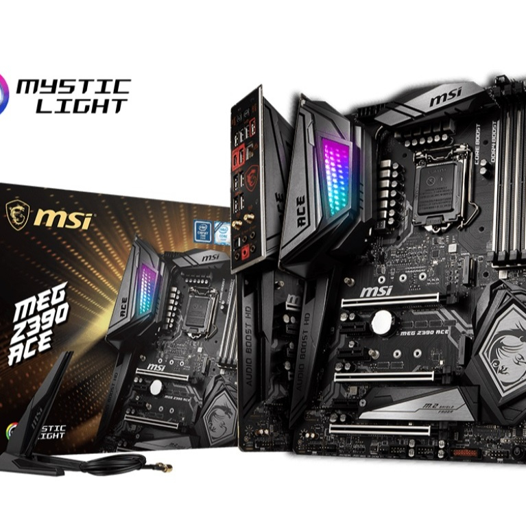 [ใช้แล้ว] Msi MEG Z390 ACE เมนบอร์ด 4xDDR4 DIMM LGA 1151 Intel Z390 ชิปเซ็ต ATX 9/8th gen Core 64GB