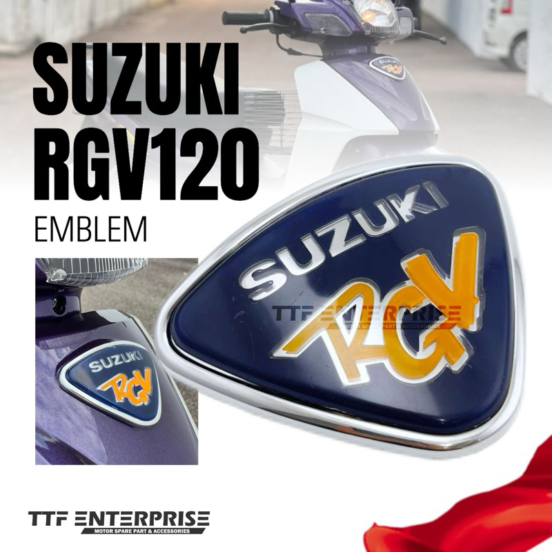 SUZUKI RGV120 EMBLEM LOGO RGV 120