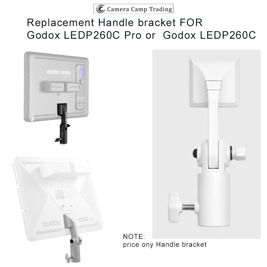 เปลี่ยนขายึดสําหรับ Godox LEDP260C & P260C Pro แผงไฟ LED