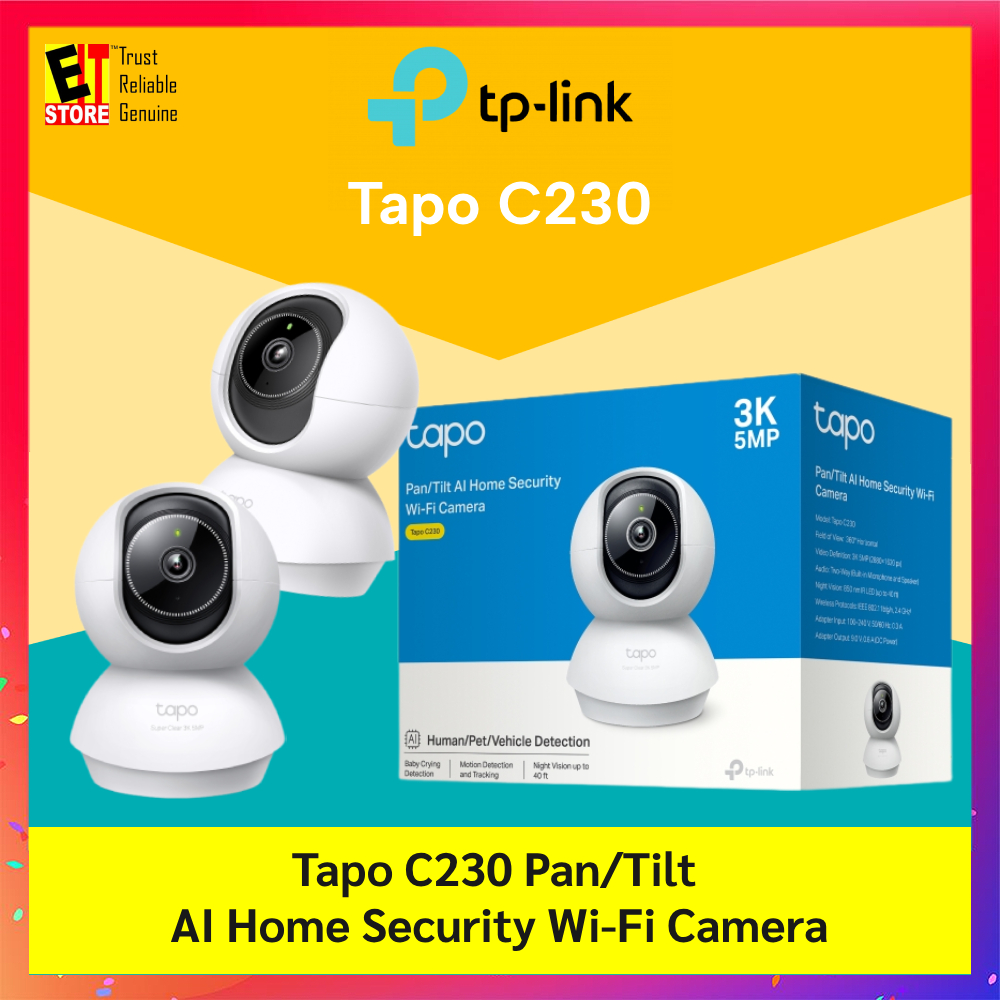 TP-link Tapo C230 Pan/Tilt AI Home Security Wi-Fi Camera