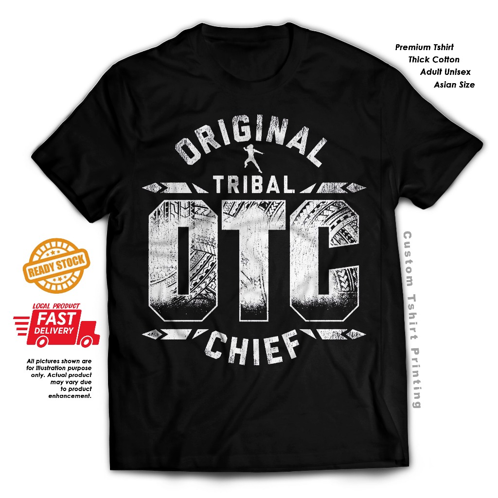 Roman Reigns Acknowledge Tribal Chief OTC เสื้อยืดผ้าฝ้าย
