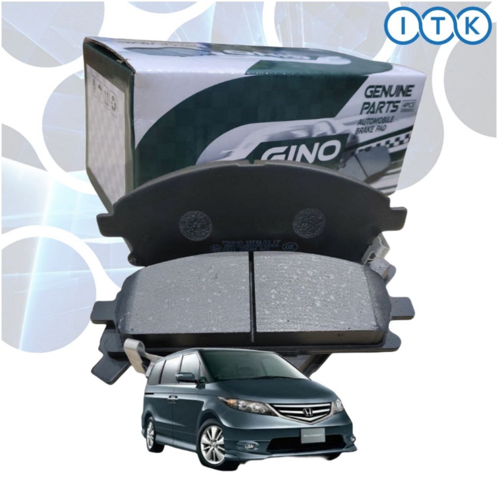 ผ้าเบรก GINO สําหรับ HONDA ELYSION RR1 RR3