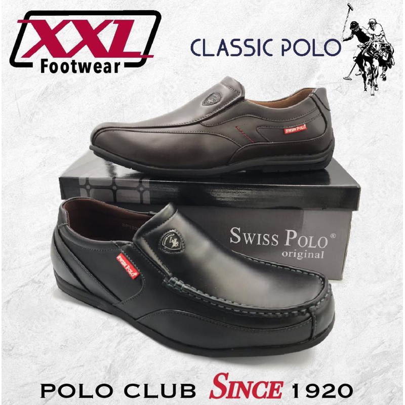 Fabulously Polos ผู้ชายs Executive ขนาดใหญ่ XXL อย่างเป็นทางการ Leisure Loafer รองเท้า Kasut Kulit L
