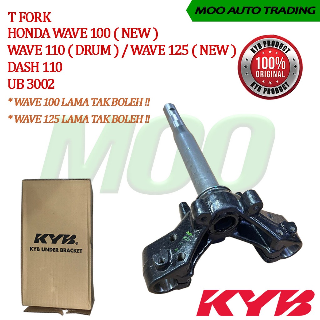 HONDA WAVE 125 / WAVE FUTURE FI KYB KAYABA UNDER BRACKET / T FORK / STEERING STEM