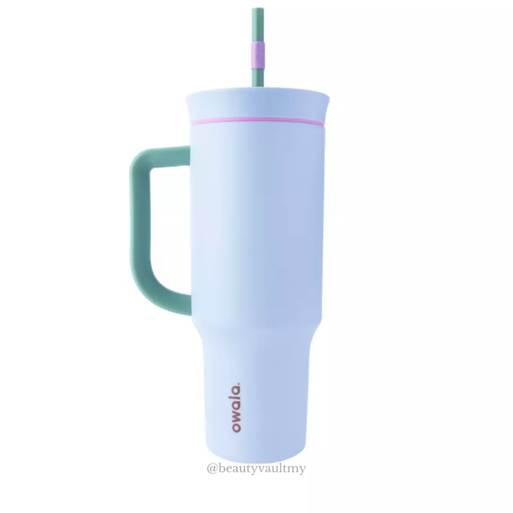 [ BeautyVault ] OWALA - แก้วน้ําสแตนเลสฟาง