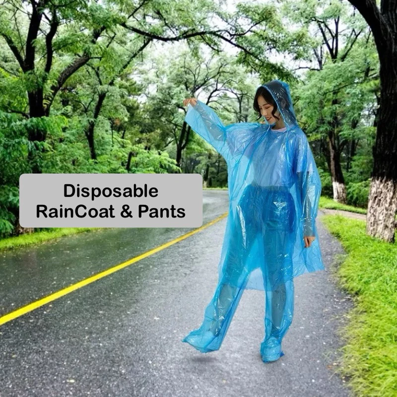 เสื้อกันฝนชุดกางเกงกันน้ำสำหรับกิจกรรมกลางแจ้ง - รูปที่ 1
