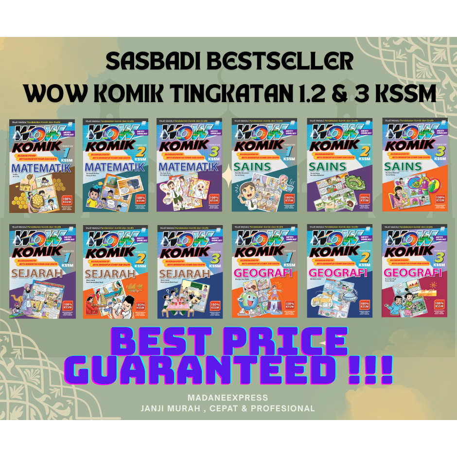 [XPRESS] SASBADI BESTSELLER: WOW COMIC LEVEL 1.2.3 KSSM