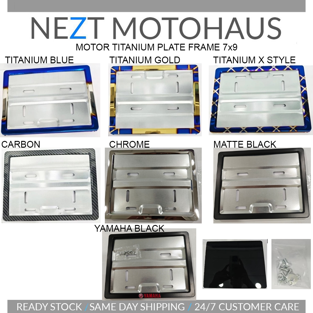 UNIVERSAL THAI SIAM STYLE 7x9 PLATE HOLDER มอเตอร์ MOTOSIKAL