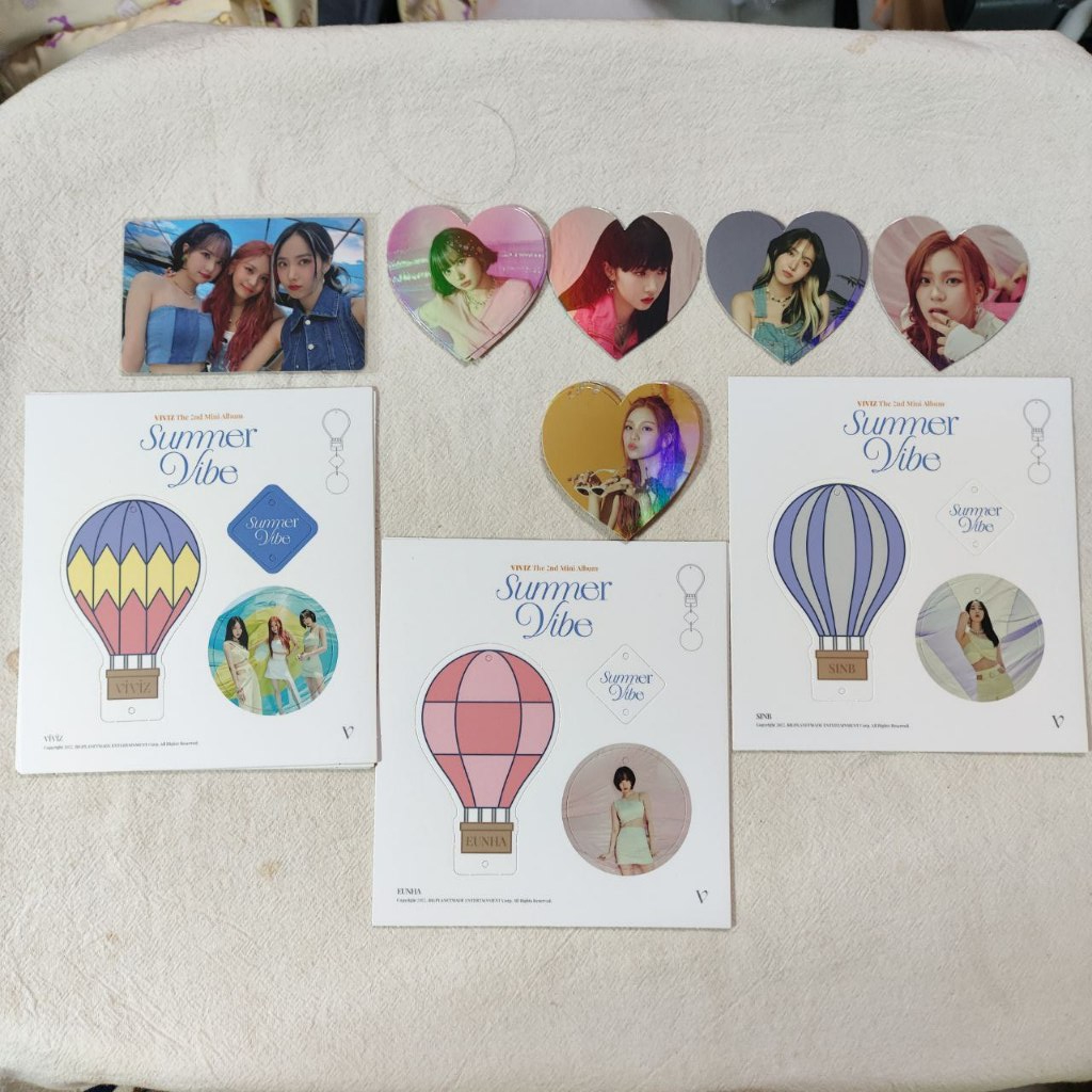 VIVIZ 2nd Mini Album Summer Vibe Eunha Umji Sinb Photocard