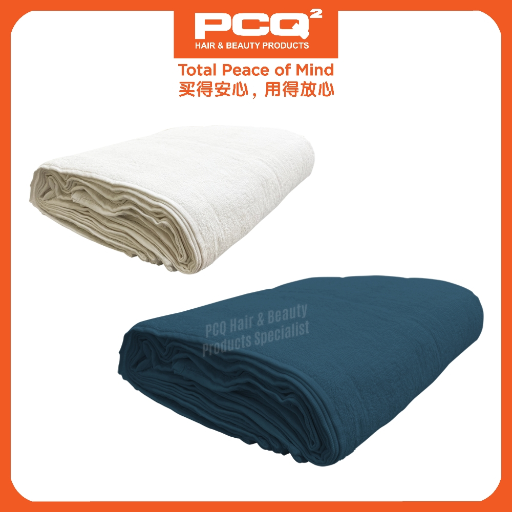 Salon Hair Plain Towel 35cm x 86cm (แพ็ค 12 ผืน)