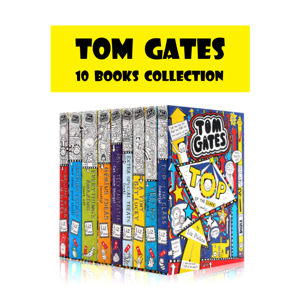 Tom Gates 10 เล่ม  Tom Gates the Amazing Collection My Strange School A Classic Case หนังสือ Tom Gat