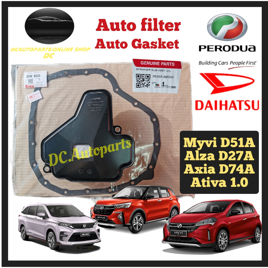 PERODUA AUTO TRANSMISSION FILTER PERODUA ATIVA 1.0 TURBO / MYVI D51A CVT ALZA D27A AXIA D74A 2022> 3