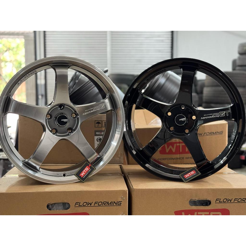 19 8.5J ADVAN GT WTR Flow Form 5x112/114.3 8KG+ ตัดขอบกีฬา