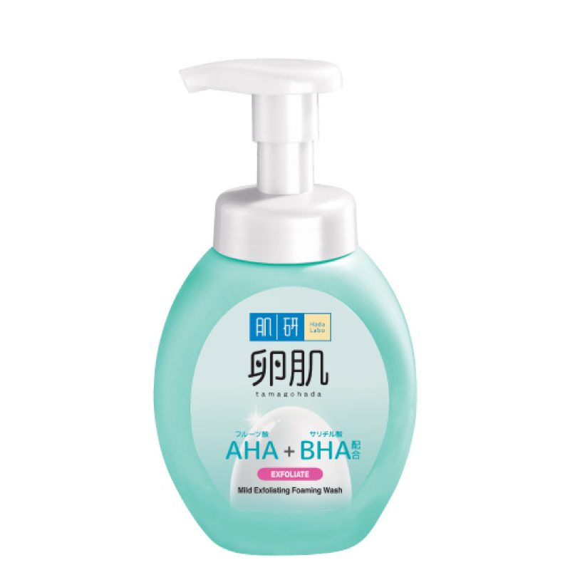 Hada Labo AHA + BHA Mild Exfoliating Foaming Wash 160ml