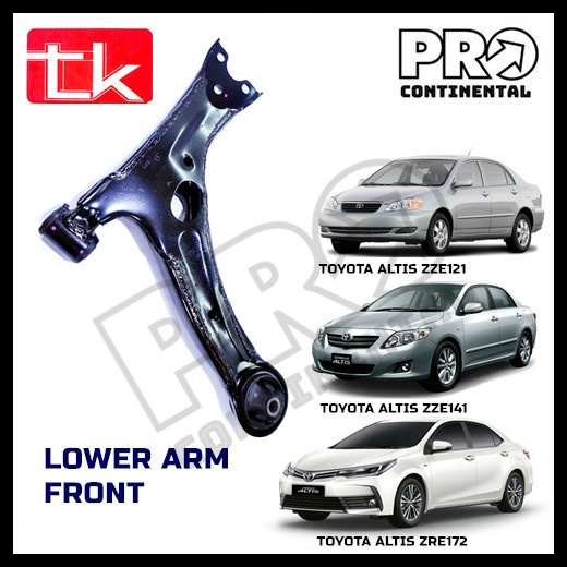 TK TOYOTA ALTIS ZZE121 ZZE122 ZZE141 ZZE142 ZRE142 ZRE143 ZRE172 ZRE173 แขนควบคุมต่ําหน้า
