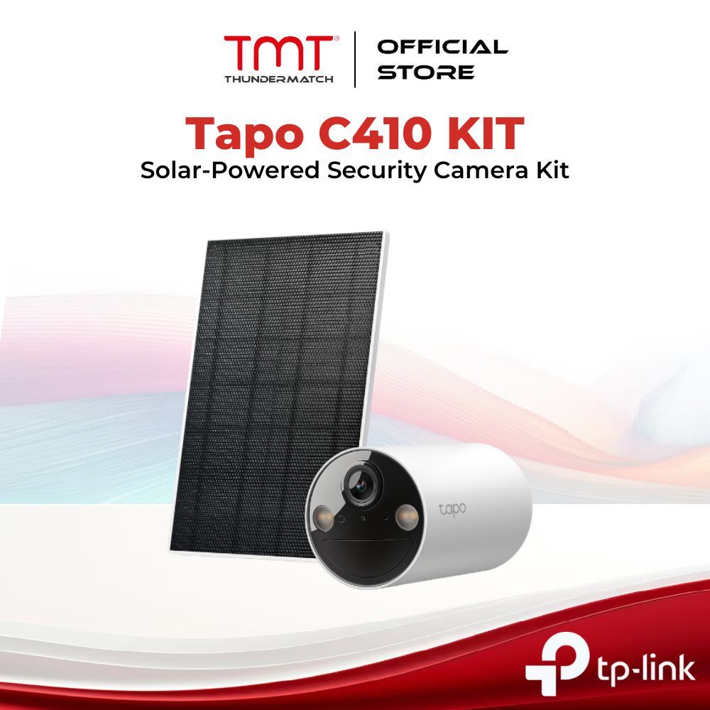 TP-Link Tapo C410 KIT ชุดกล้องรักษาความปลอดภัยพลังงานแสงอาทิตย์-Powered