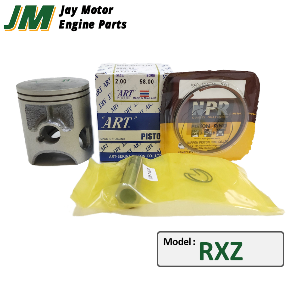 RXZ / RXZ135 / 55G ART PISTON KIT STD ↔️ 300 ( 56.00 MM ↔️ 59.10 MM ) MADE IN