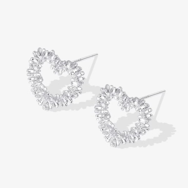 Cobi Jewelry S925 Sterling Silver - New Diamond Love ต่างหูสาวผู้หญิง Ins Earing/ Ear Studs