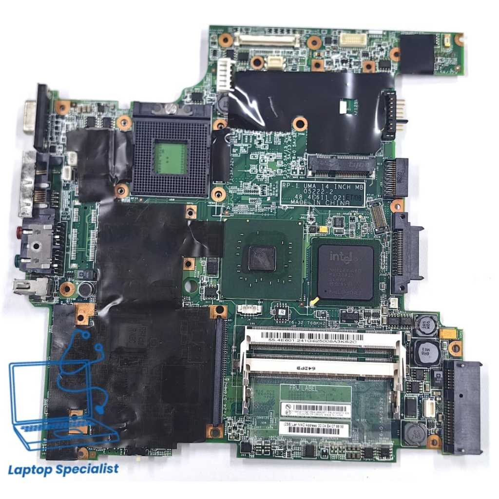 IBM Thinkpad T60 R60 Intel UMA แล็ปท็อปเมนบอร์ดสําหรับ 14.1 XGA หน้าจอ FRU 41W5273 05222-2