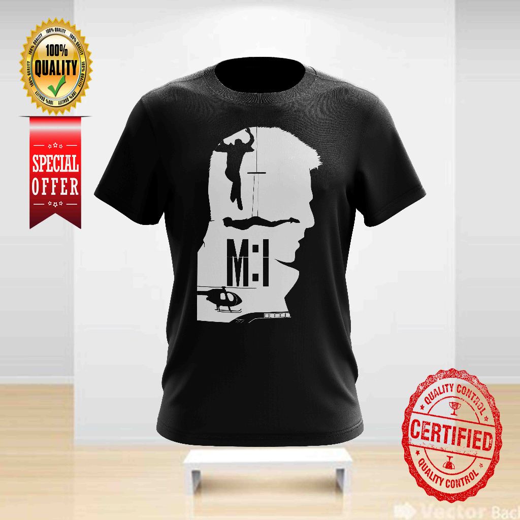 TSHIRT VIRAL MISSION IMPOSSIBLE M:I DESIGN 1 เสื้อยืดคอกลมสําหรับทั้งหมด