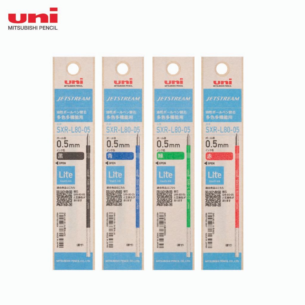 UniJetstream Lite Touch Multi-pen Refill 0.5MM SXR L80
