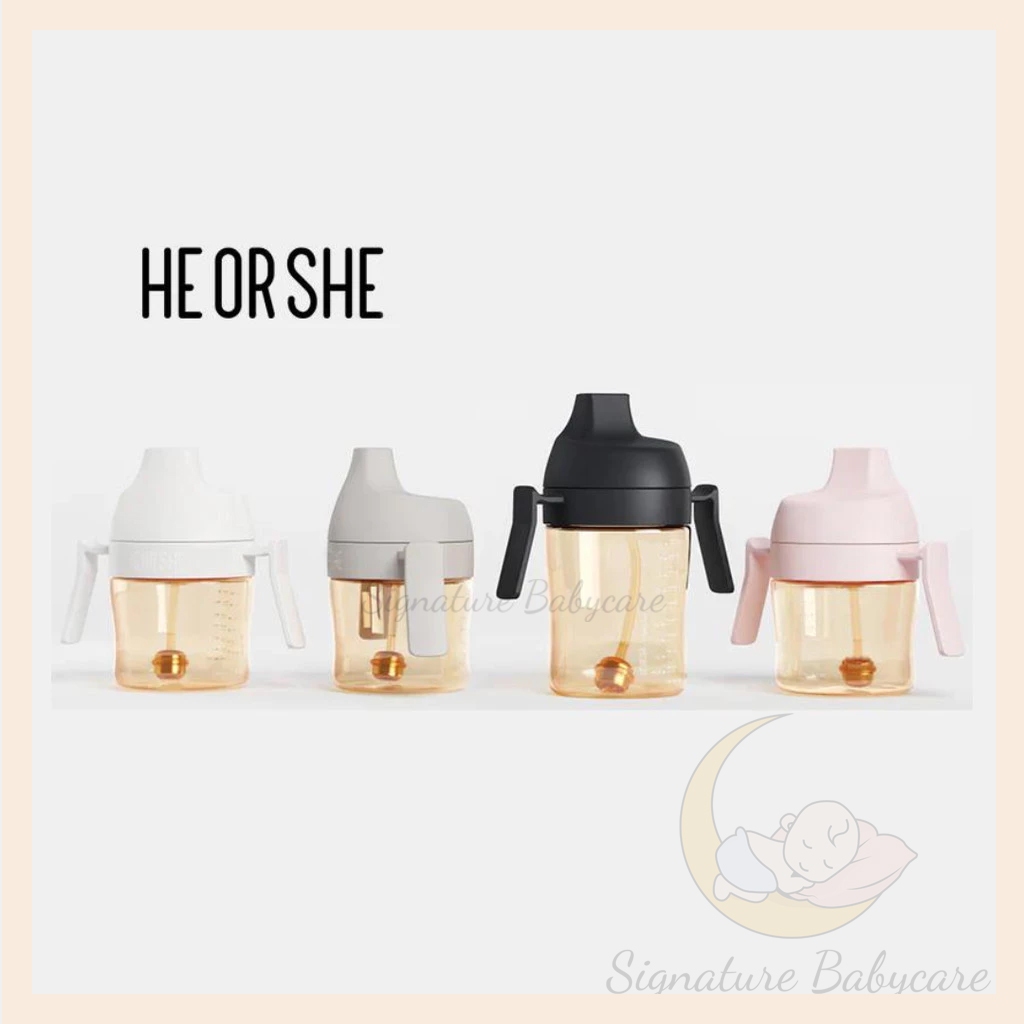 He Or She Dental - Care Sippy Cup Heorshe 6m+ / 9m+ ขวด heorshe