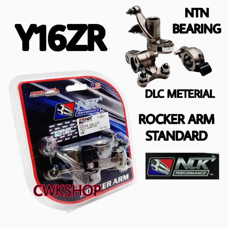 Y16ZR ROCKER ARM DLC NLK STANDARD 2 ชิ้น NLK PERFORMANCE