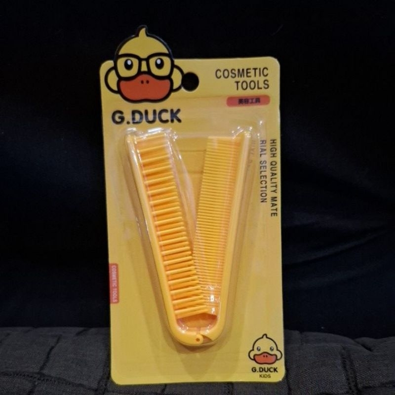 G.DUCK อุปกรณ์ทําผมหวีดัดผมมืออาชีพหัวลูกแพร์หวีผมตรงหวีแต่งหน้าหวีพับ