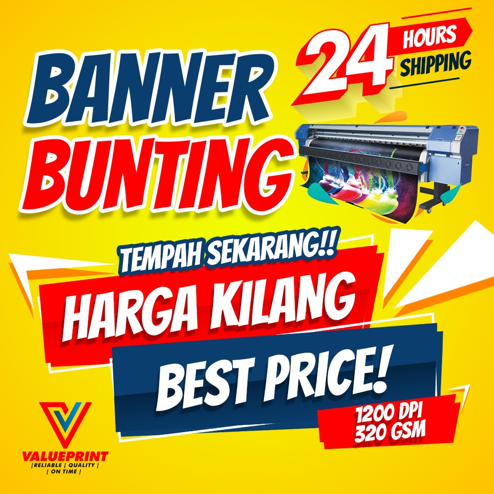 BANNER PRINTING FACTORY PRICE กว้าง 7 ฟุต