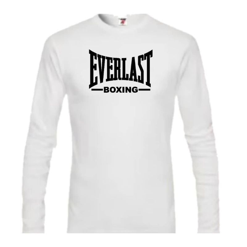 BAJU VIRAL EVERLVest B0XING UNISEX XS-5XL เสื้อยืดแขนยาวผ้าฝ้าย 100% คุณภาพระดับพรีเมียม 200GSM