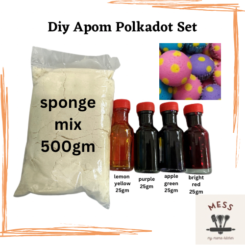 DIY Apom Polkadot Set / Set Apom Polkadot