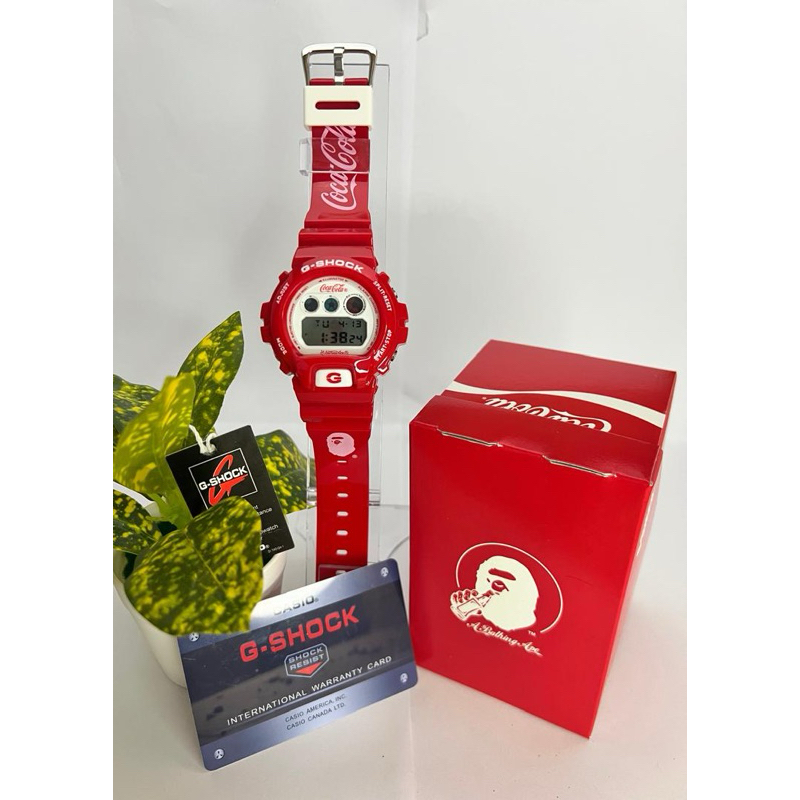 G SHOCK DW 6900 BAPE SERIES & SILVERCOIN (CUSTOM BOX)