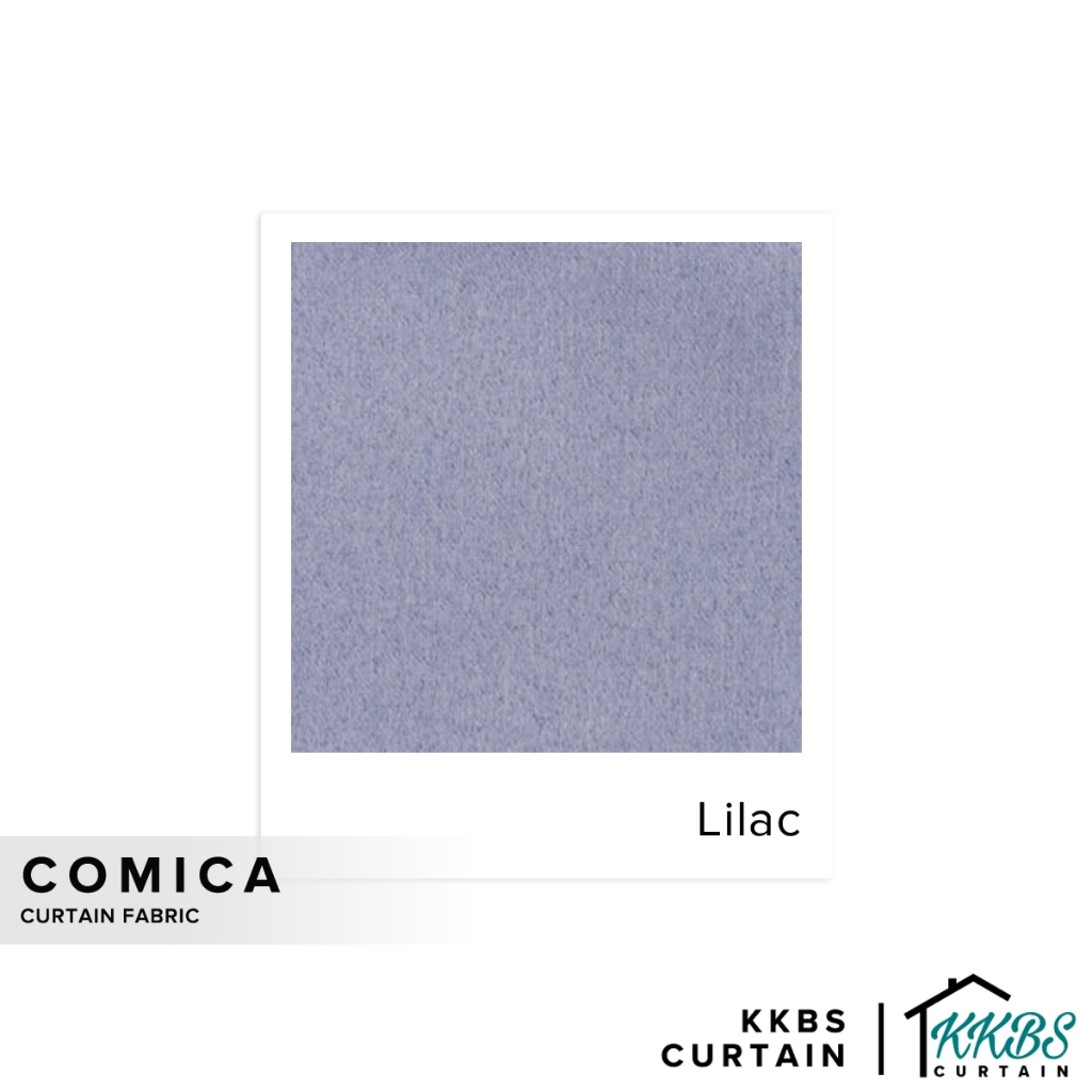 KKBS CURTAIN Comica Fabric Cut by Meter - Lilac (126")