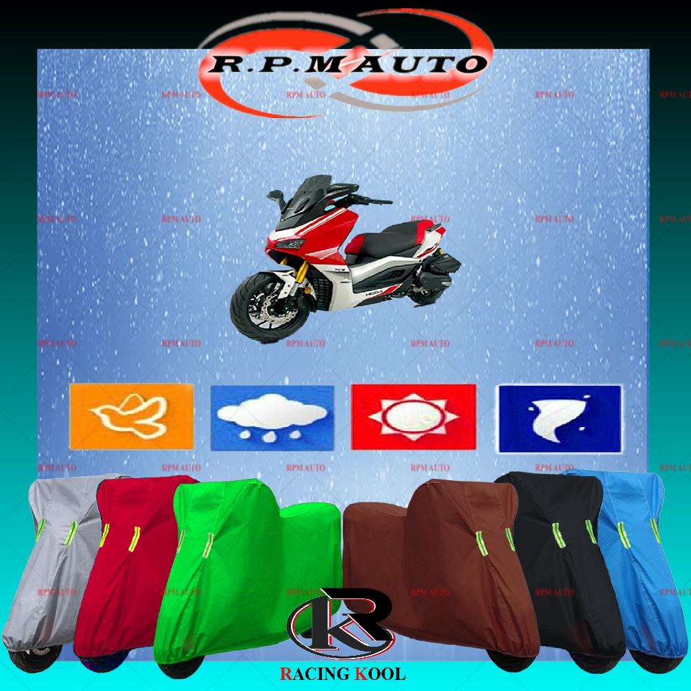 MODA รถจักรยานยนต์ Racingkool-MotorCover ป้องกันฝุ่นกันน้ํา MODA SPORTER-S