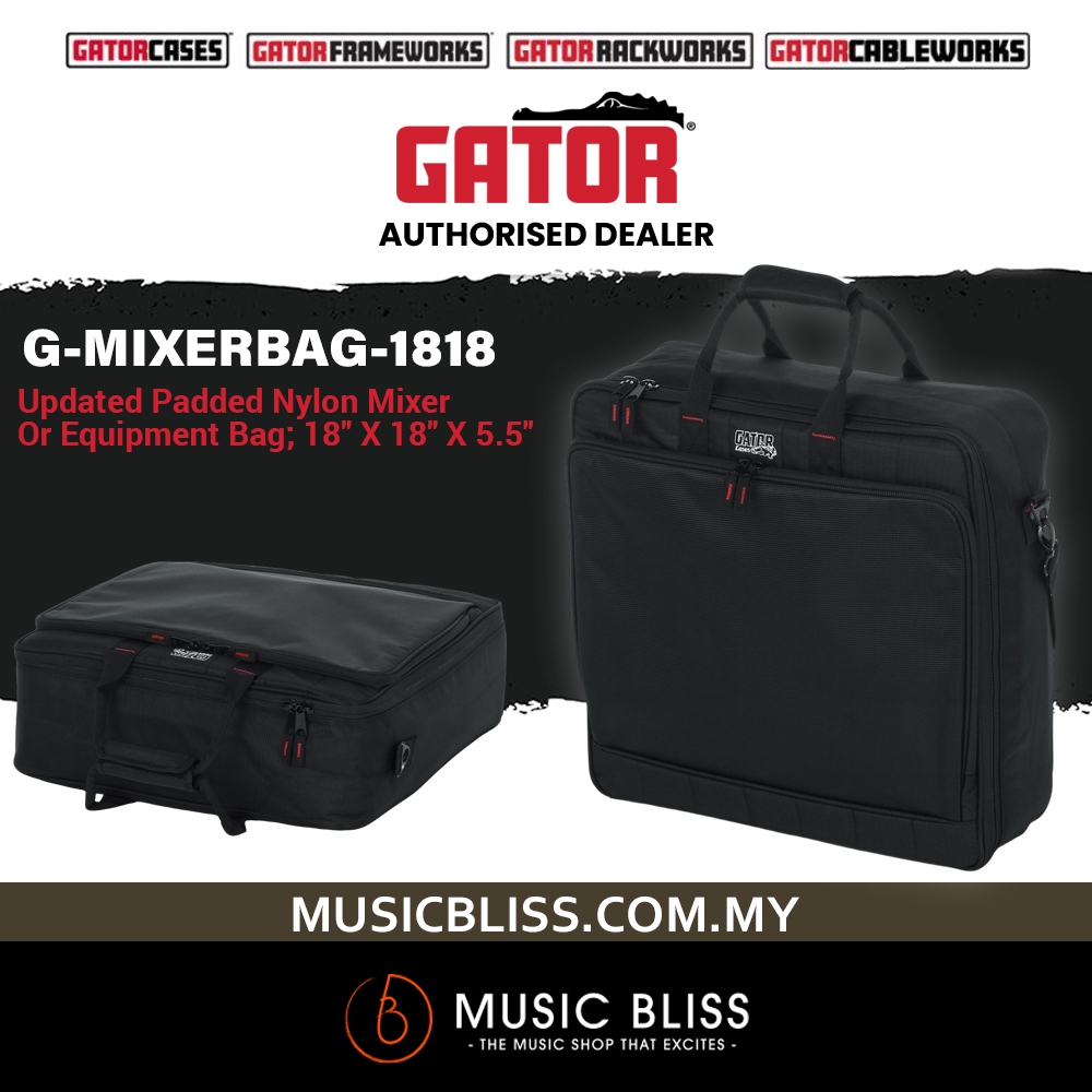 Gator G-MIXERBAG-1818 กระเป๋ามิกเซอร์ เหมาะกับ Behringer Xenyx QX2442USB & X2442USB (GMixer1818)