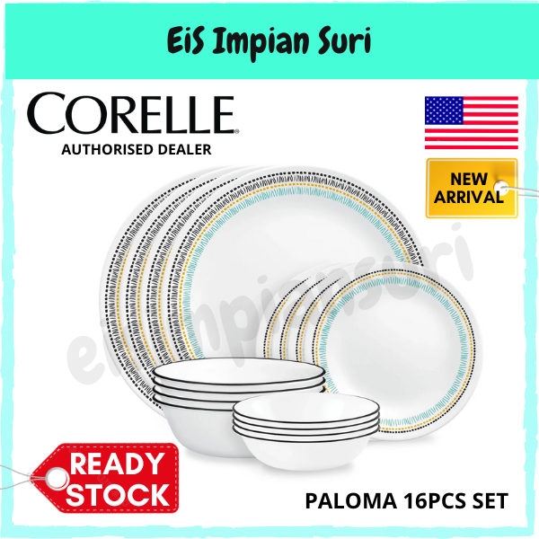 ชุด Corelle Livingware Palama 16 ชิ้น (1149094) ชุดบนโต๊ะอาหาร Pinggan Corelle