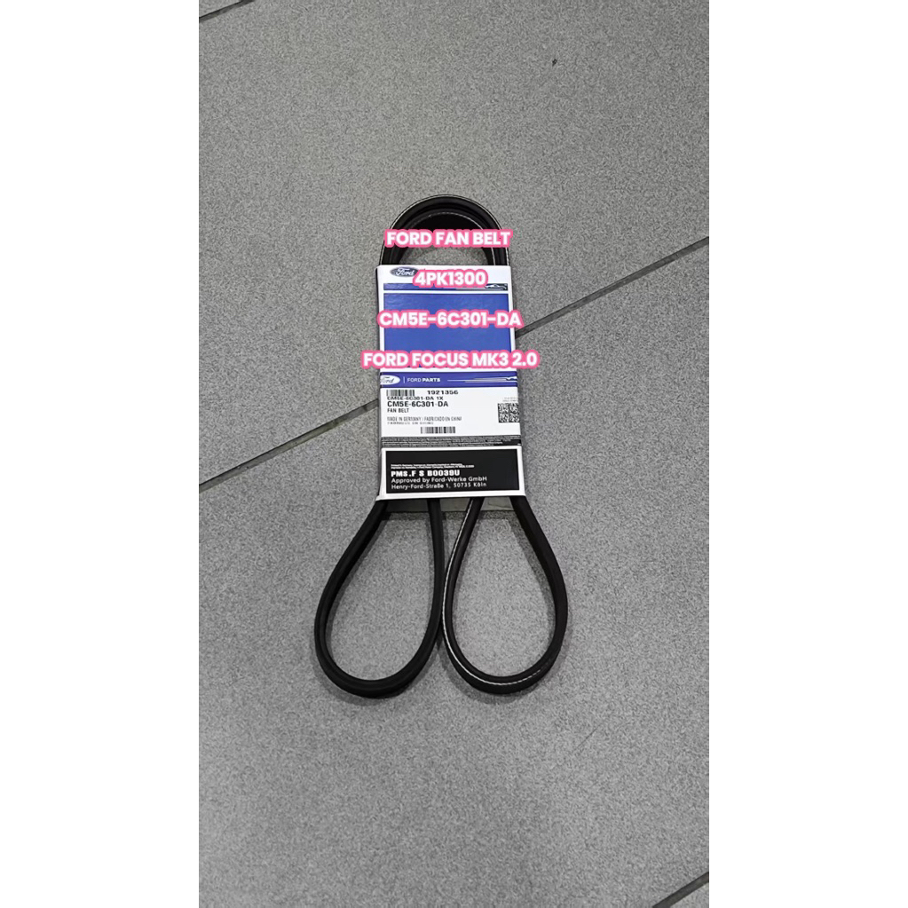 FORD FAN BELT 4PK1300 CM5E-6C301-DA FORD FOCUS MK3 2.0