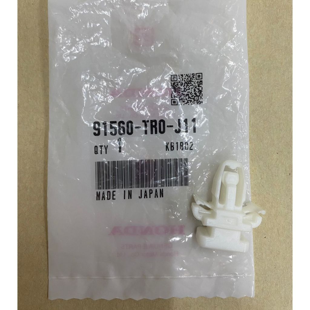 CR1 CITY GM6 T9A CIVIC FB TR0 CRV RM1 T0A JAZZ GK T5A WRV DALAM ภายในคลิป 91060-TR0-J11