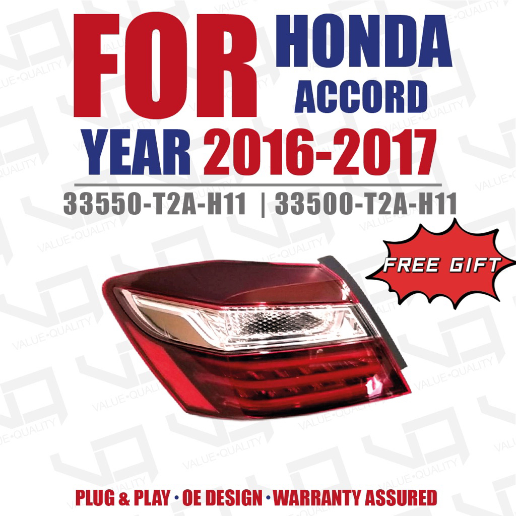 (VALITY )HONDA ACCORD T2A 2016-17Y TAIL LAMP